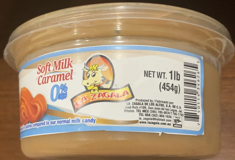 Soft Milk Caramel 0% added sugars