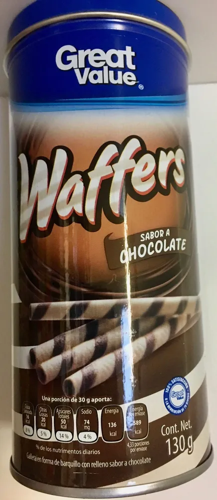 WAFFERS SABOR CHOCOLATE