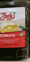 Zaaki pomace olive oil