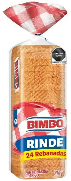 Pan de caja rinde