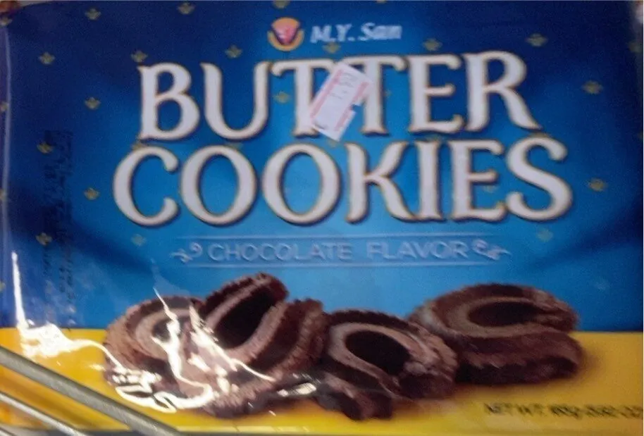 Butter cookies chocolate flavor