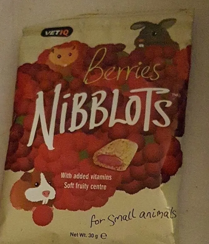 Berry Nibblots for small animals pet food