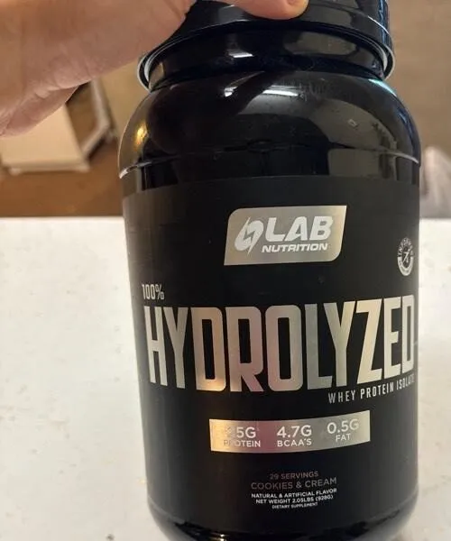 Hydrolyzed whey isolate