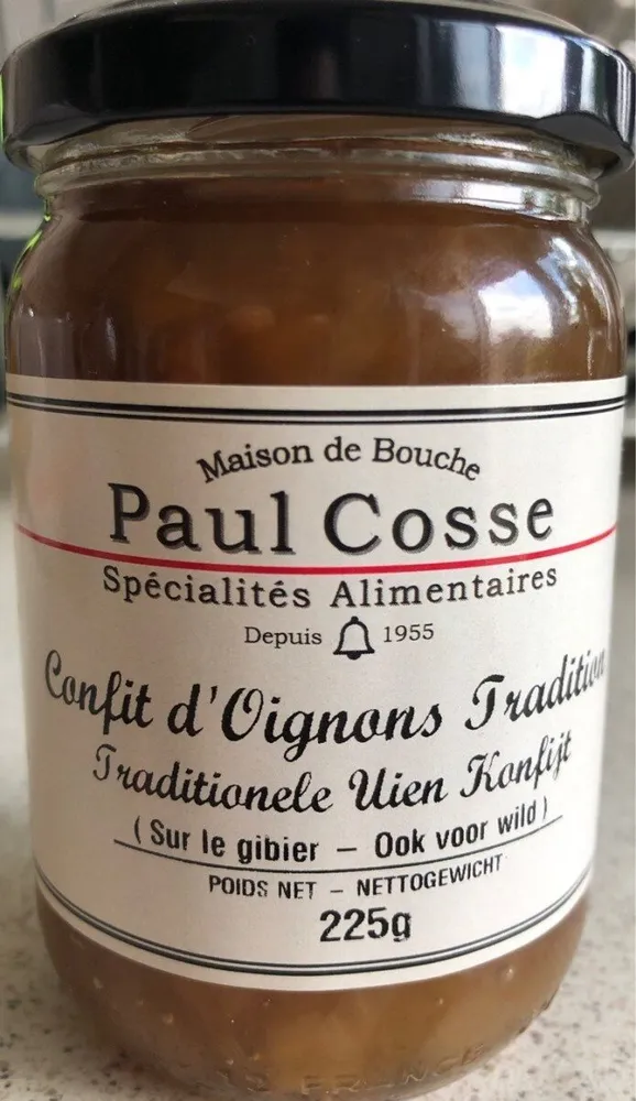 Confit d'oignons tradition