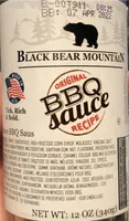 Black Bear Mountain BBQ sauce