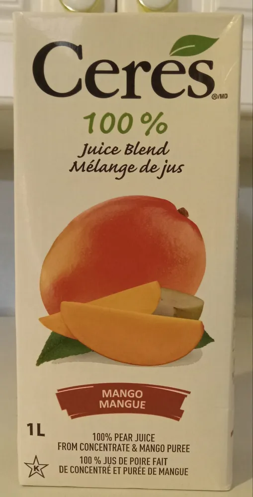 100% Mango Juice Blend