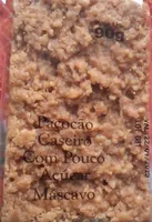 Paçocão caseiro com pouco açúcar mascavo