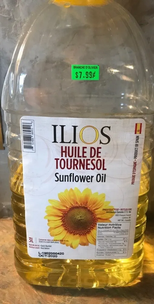 Huile de tournesol