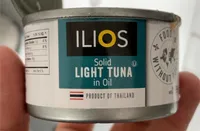 Solid light tuna in oil