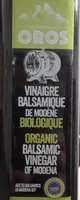 vinaigre balsamique de modène biologique