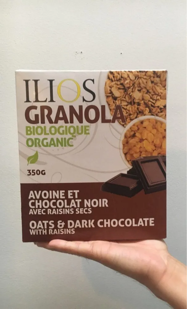 ILIOS Granola avoine et chocolat noir