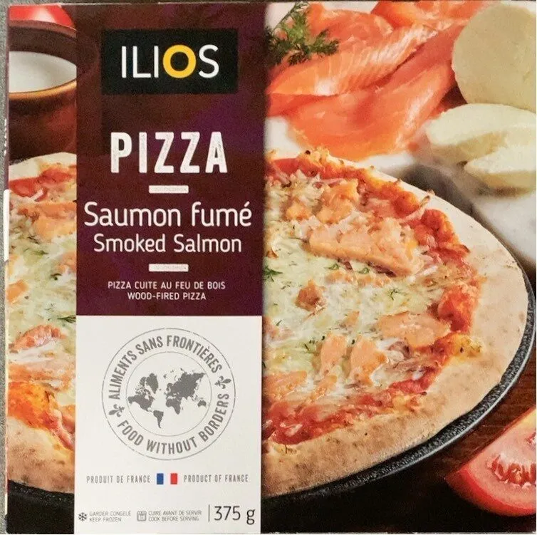 Pizza saumon fumé