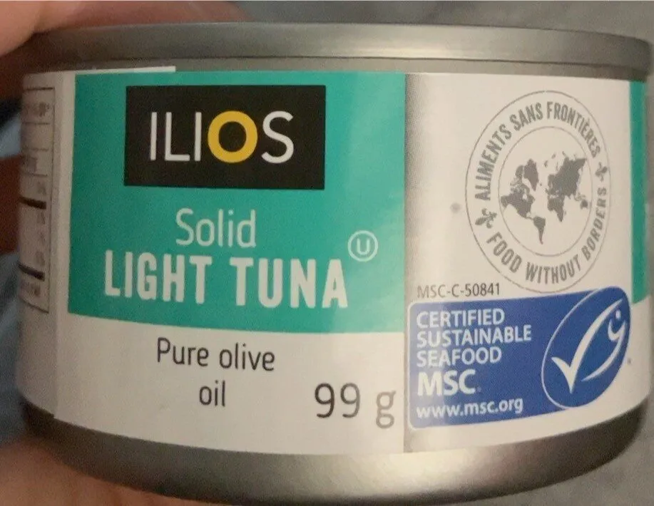 Solid light tuna