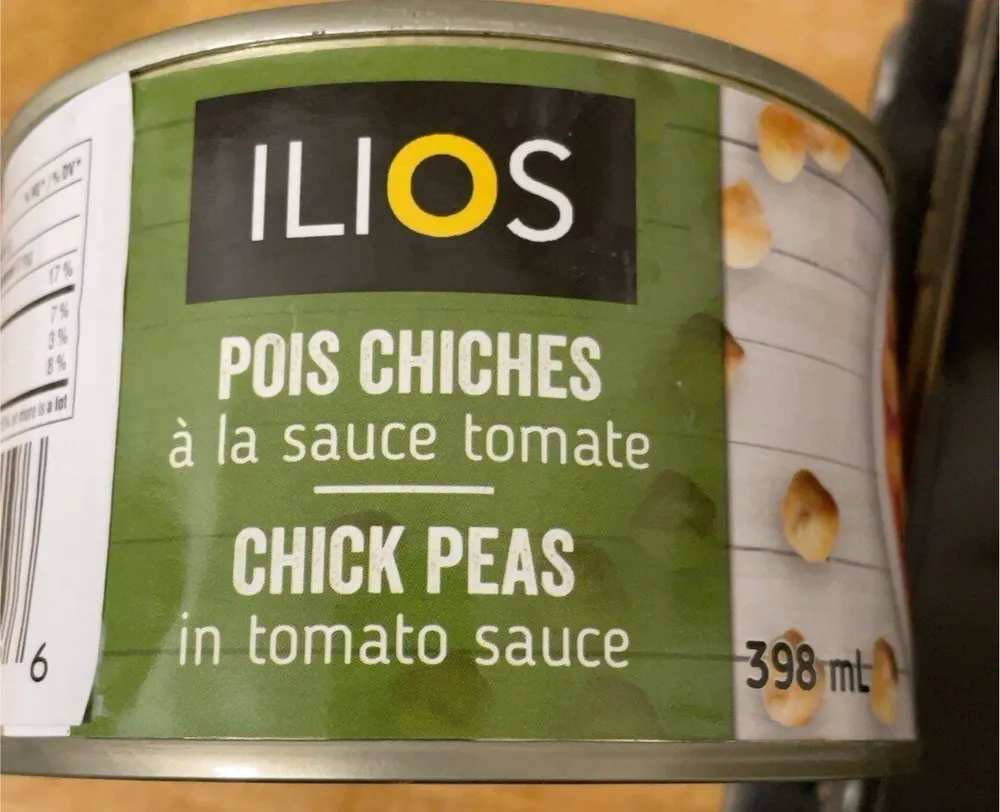 Chick peas in tomato sauce