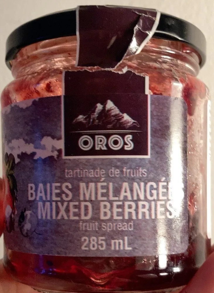 Tartinade de fruits Baies Mélangées