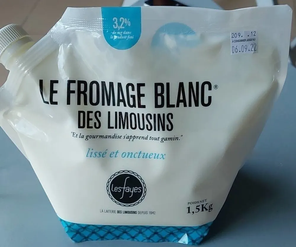 Le fromage blanc du limousin