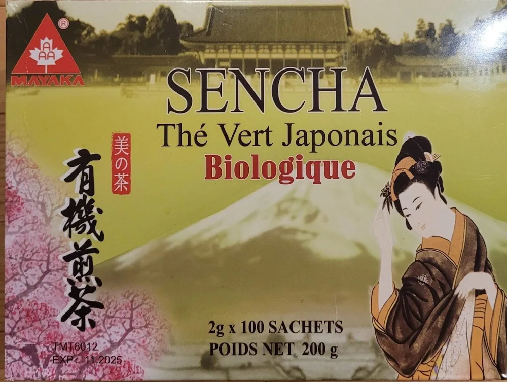 Sencha- thé vert japonais biologique