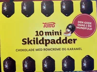 10 mini Skildpadder CHOKOLADE MED ROMCREME OG KARAMEL