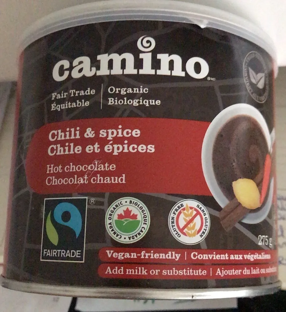 Chocolat chaud chile et epices