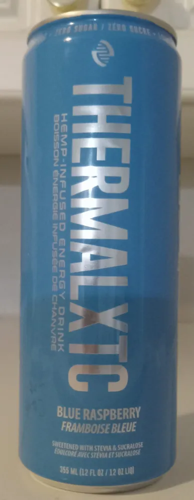 Blue Raspberry Hemp-Infused Energy Drink