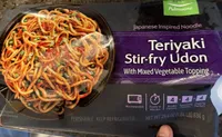 Teriyaki Stir-fry Udon With Mixed Vegetable Topping