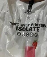 Whey isolate strawberry milkshake