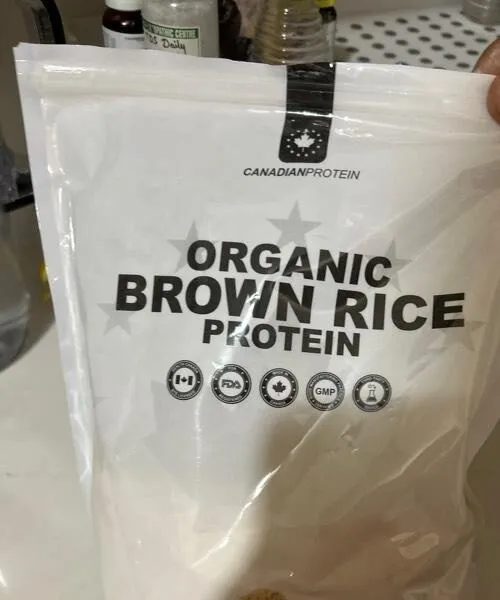 Organic brown rice protein