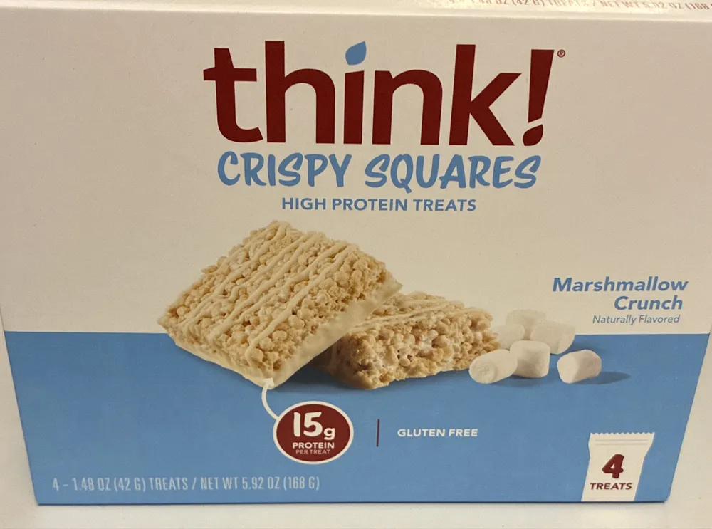think! CRISPY SQUARES Marshmallow Crunch
