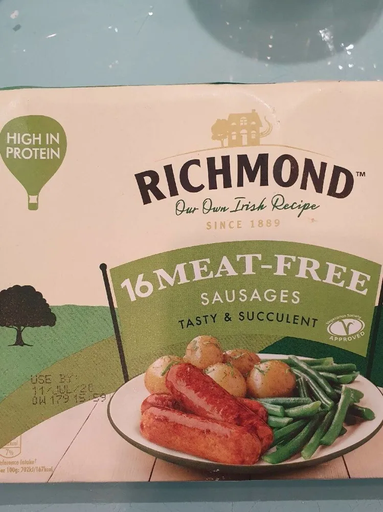 meat free sausages