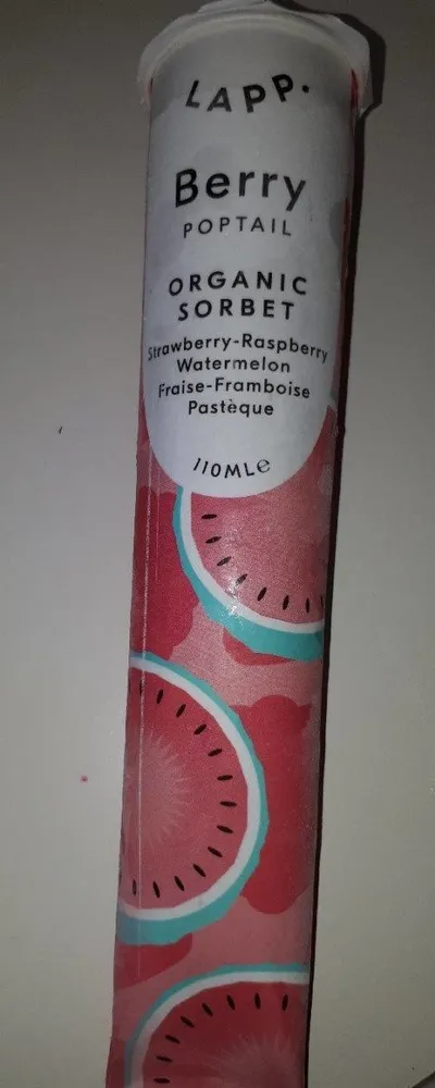 Berry Poptail Organic Sorbet