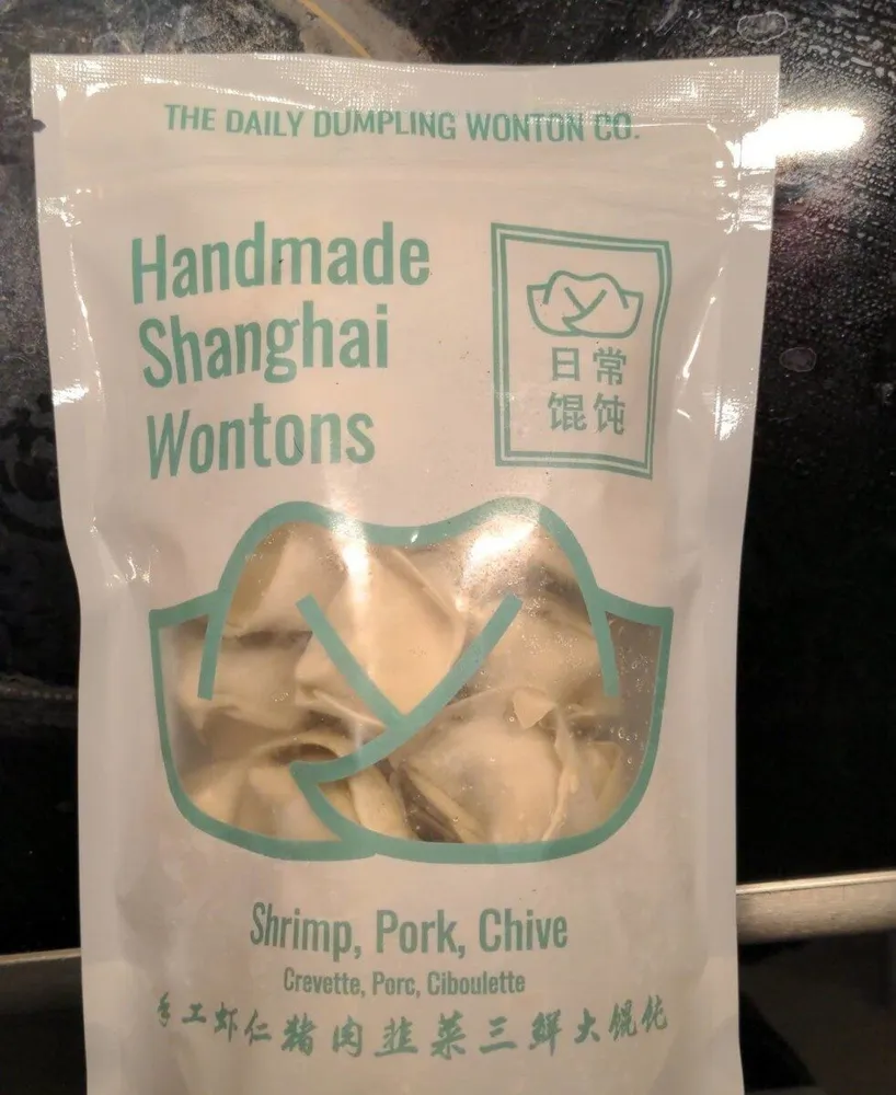 Handmade Shanghai wontons