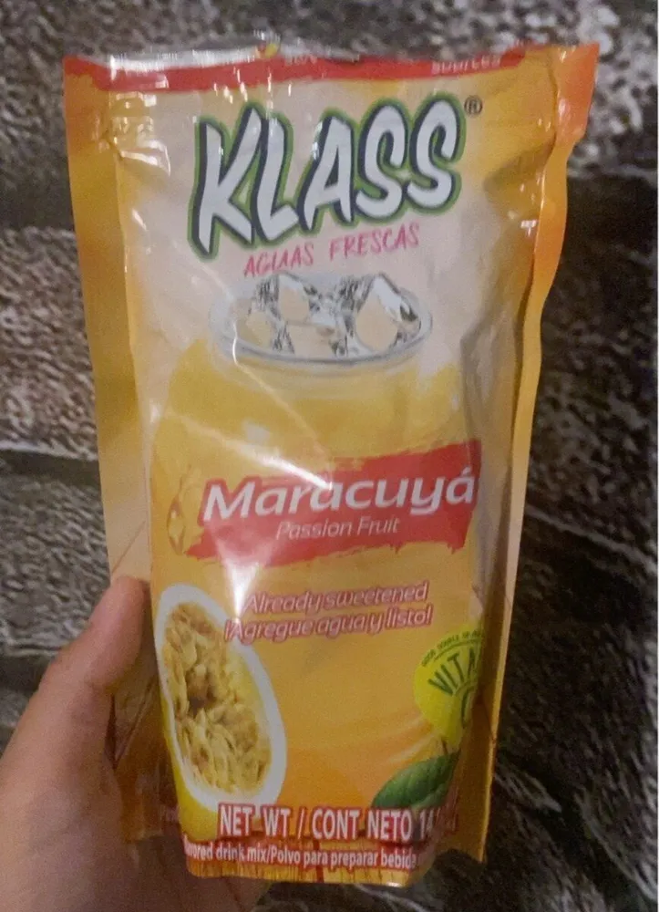 Aguas frescas Maracugá