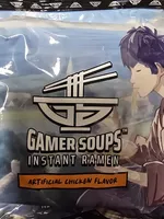 Gamer Soups Instant Ramen, Artificial Chicken Flavor