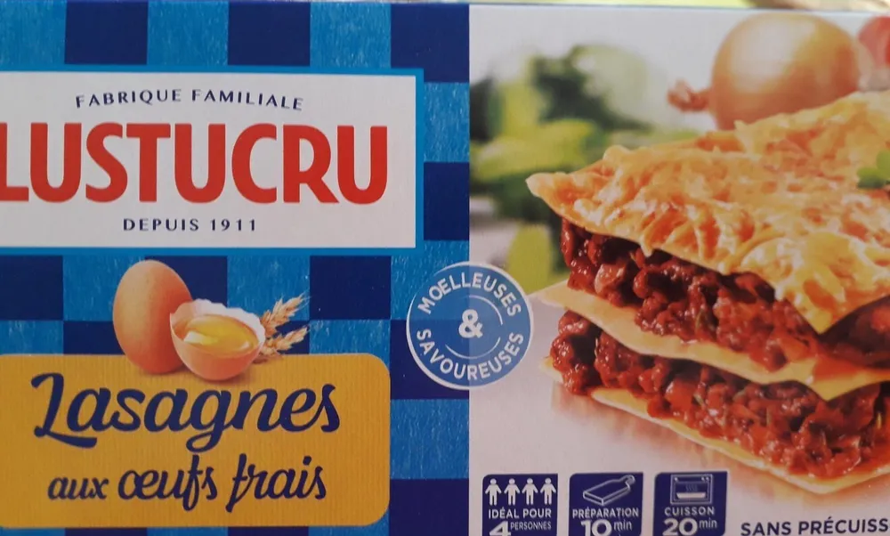 Lasagnes aux oeufs frais