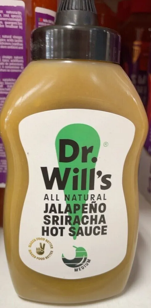 Dr Wills Avocado Sriracha Hot Sauce