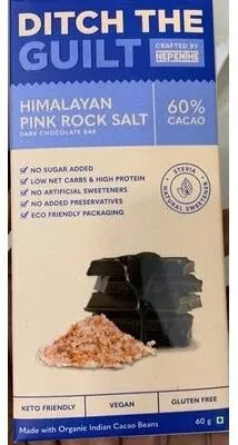 Dark Chocolate Bar, Himalayan Pink Rock Salt
