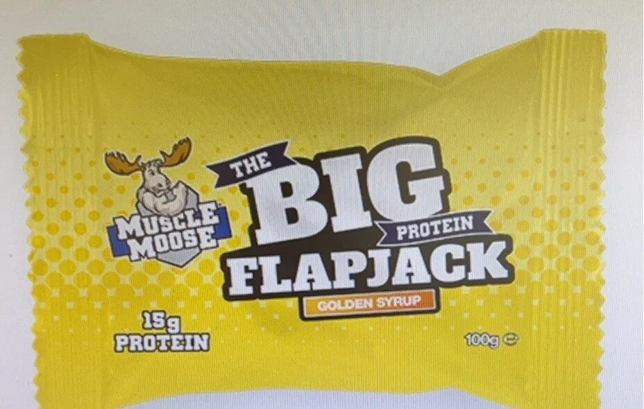 The Big Protein Flapjack Golden Syrup