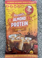 Premium Alond Protein Iced Mocha Latte