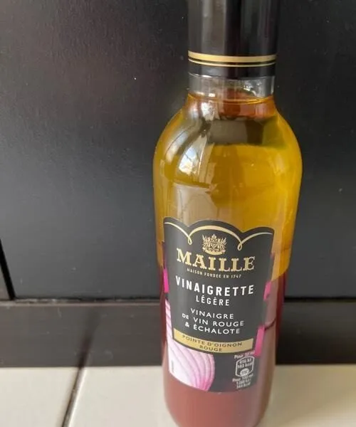Vinaigrette légère Vinaigre de vin rouge & échalotes Maille