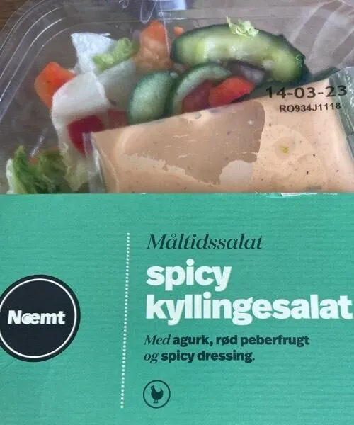 Spicy kyllingesalat