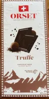 Chocolat noir truffé