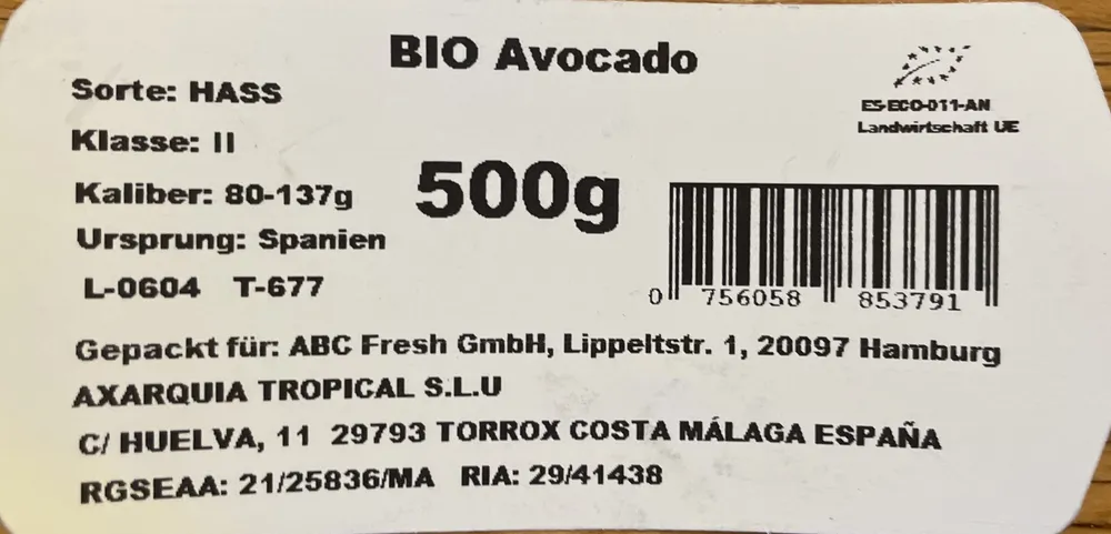 Bio Avocado