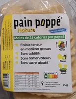 Pain poppé nature
