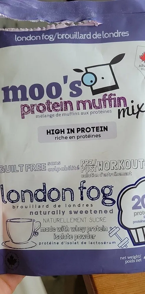 Moo's protein muffin mix