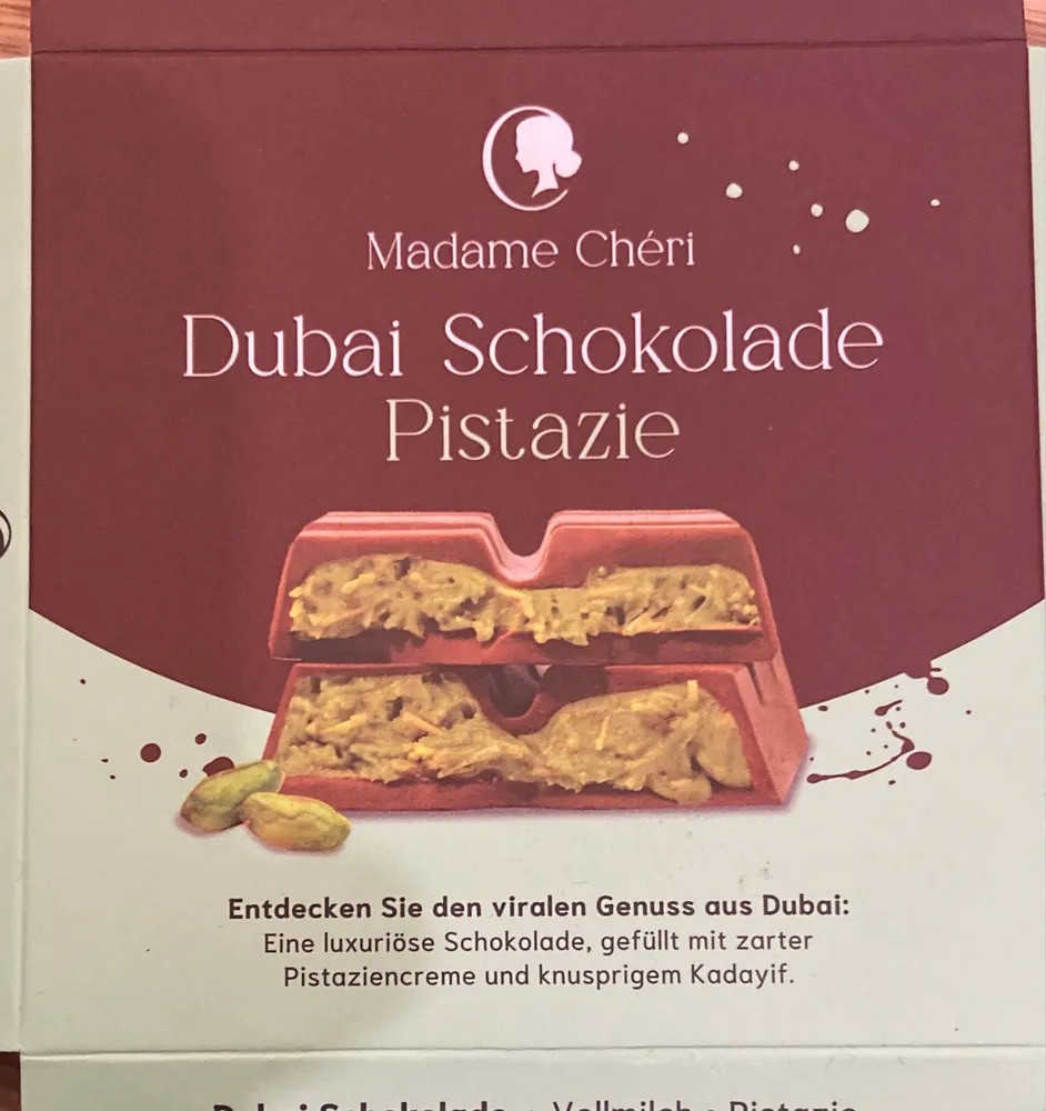 Dubai Schokolade Pistazie