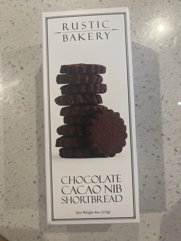 Chocolate Cacao Nib Shortbread