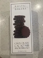 Chocolate Cacao Nib Shortbread
