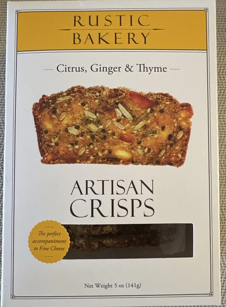 Citrus, Ginger & Thyme Artisan Crisps