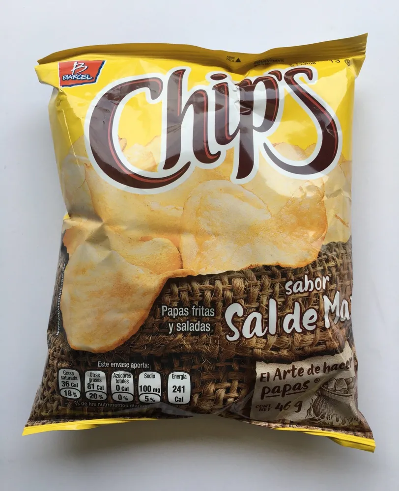 Chip´s sabor sal de mar