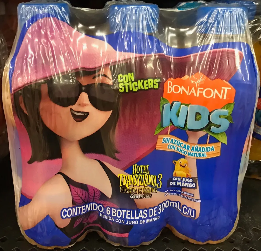 Bonafont Kids Sabor Mango 6 piezas
